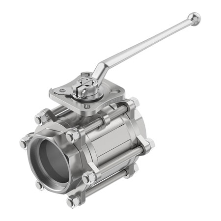Festo Ball Valve VZBE-4-WA-63-T-2-F1012-M-V15V15 VZBE-4-WA-63-T-2-F1012-M-V15V15